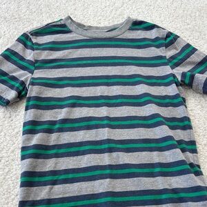 Tommy Bahama Kids Striped Gray and Blue Tee